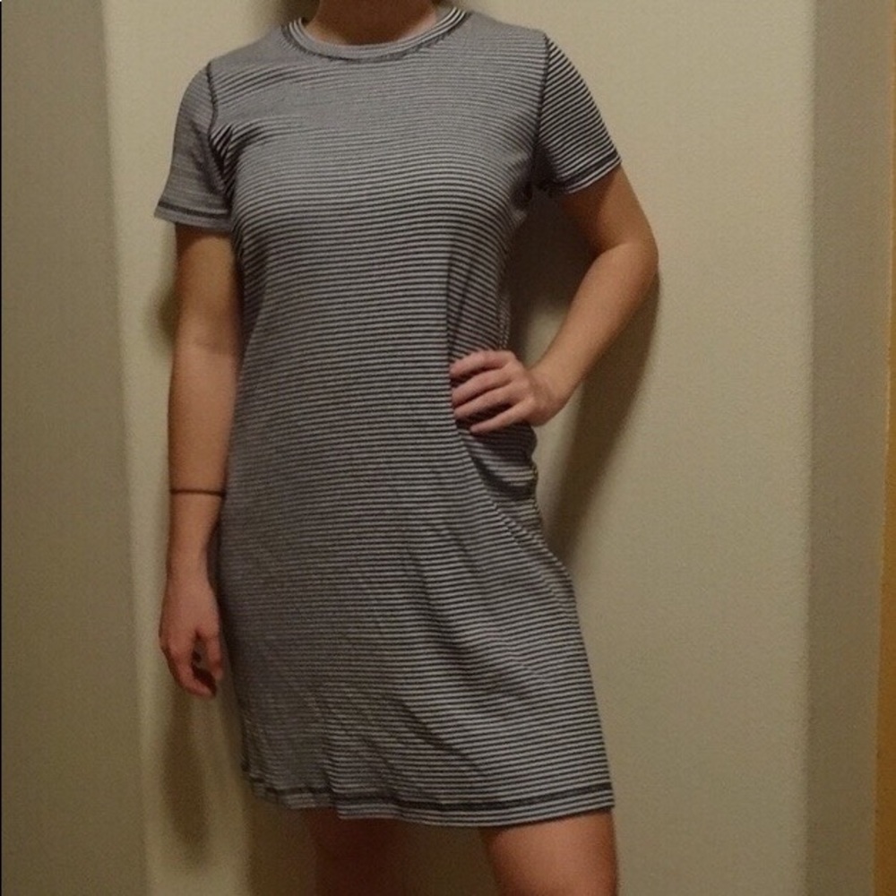Striped T-shirt dress
